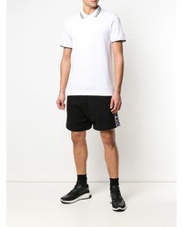 weißes und schwarzes Polohemd von McQ Alexander McQueen