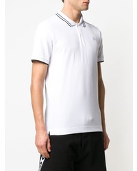 weißes und schwarzes Polohemd von McQ Alexander McQueen