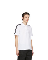 weißes und schwarzes Polohemd von Givenchy