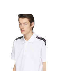 weißes und schwarzes Polohemd von Givenchy