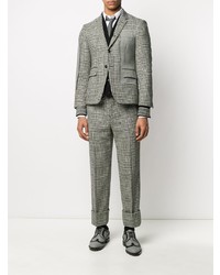 weißes und schwarzes Sakko mit Hahnentritt-Muster von Thom Browne