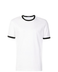 weißes und schwarzes T-Shirt mit einem Rundhalsausschnitt von Dolce & Gabbana Underwear