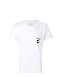 weißes und schwarzes T-Shirt mit einem Rundhalsausschnitt von Local Authority