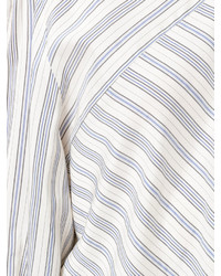 weißes vertikal gestreiftes Hemd von Isabel Marant