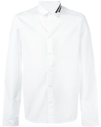 weißes vertikal gestreiftes Hemd von Kenzo