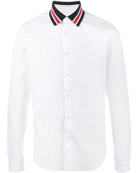 weißes vertikal gestreiftes Hemd von Valentino