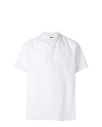 weißes vertikal gestreiftes Kurzarmhemd von Barena
