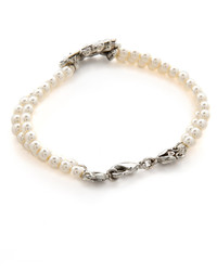 weißes Perlen Armband von Ben-Amun