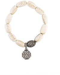 weißes Perlen Armband von Loree Rodkin