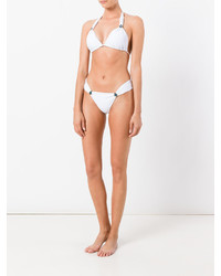 weißes verziertes Bikinioberteil von Lenny Niemeyer