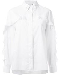 weißes verziertes Hemd von Muveil