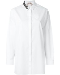 weißes verziertes Hemd von No.21