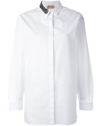 weißes verziertes Hemd von No.21