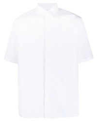 weißes verziertes Kurzarmhemd von Fendi