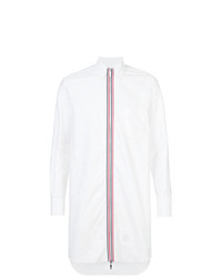 weißes verziertes Langarmhemd von Thom Browne