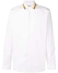 weißes verziertes Langarmhemd von Valentino