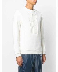 weißes verziertes Sweatshirt von Cottweiler
