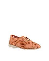 Wildleder Oxford Schuhe mit Ausschnitten